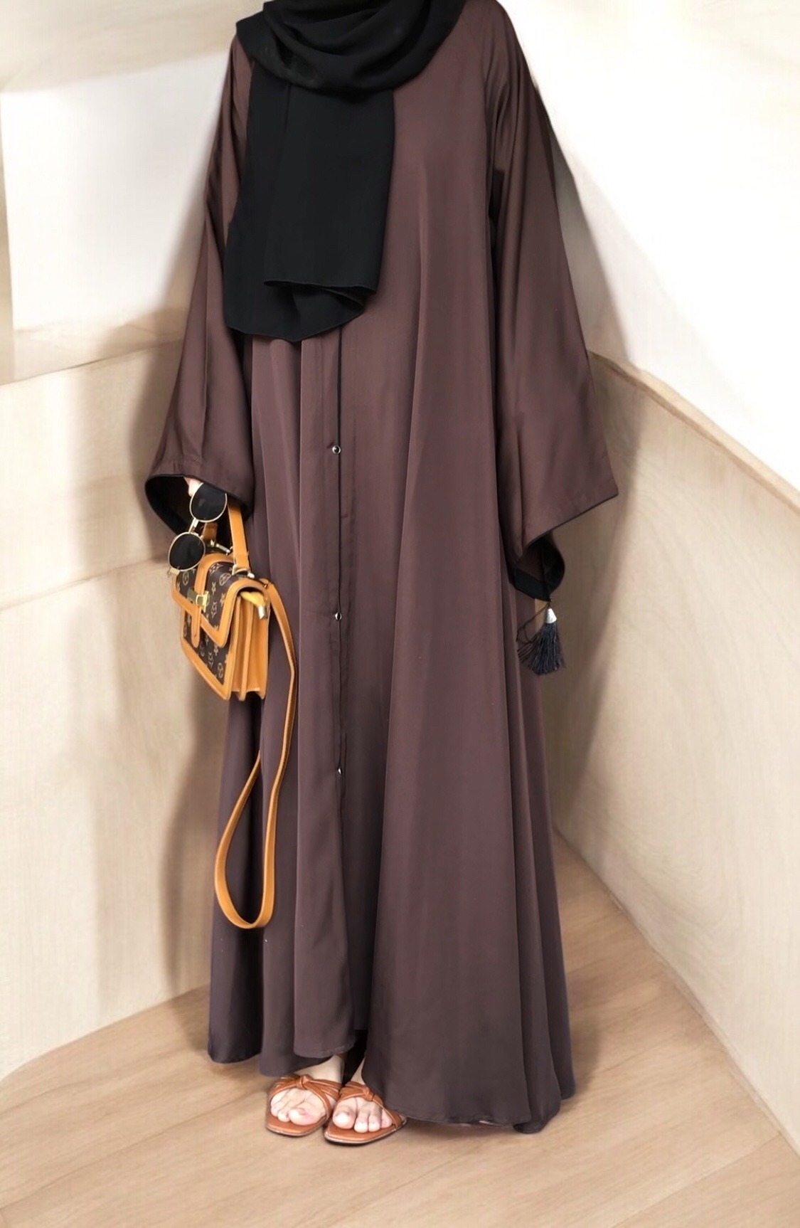 Aizey Abaya - Brown