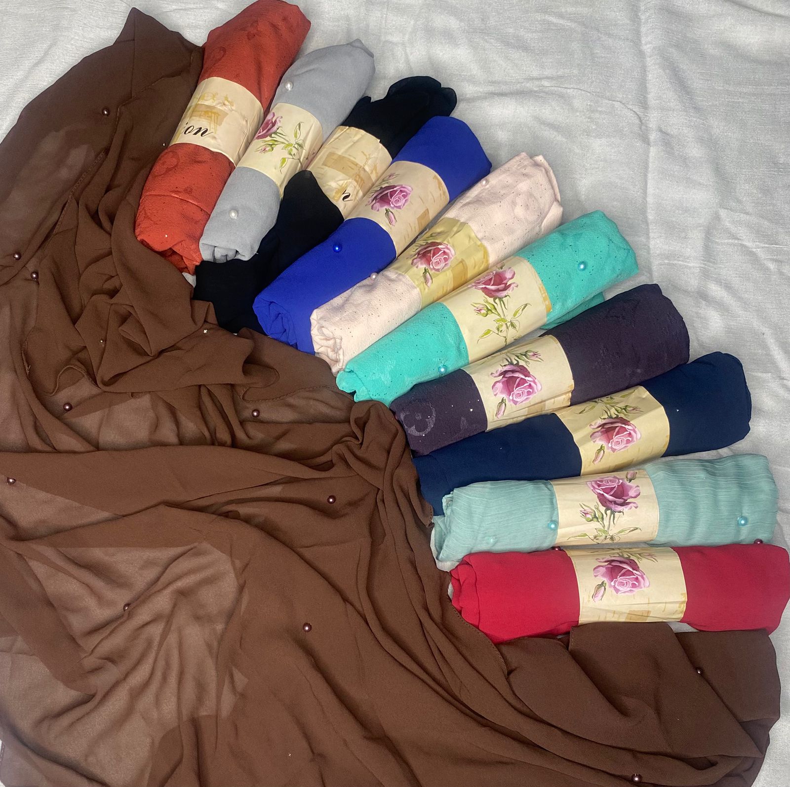 Chiffon Hijabs - Stones